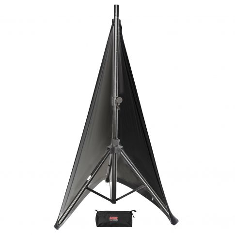 Gator Cases GPA-STAND-2-B Black Stretchy Speaker Stand Cover