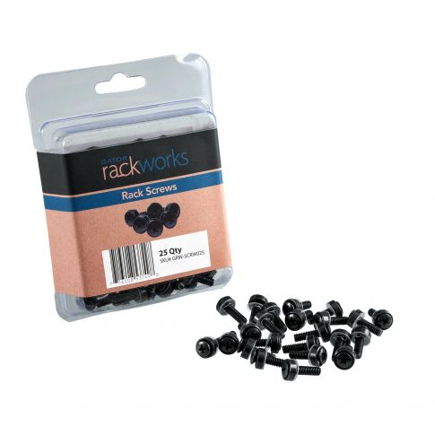 Gator Cases GRW-SCRW025 Rackworks Series Hardware Rack Screws (25 pack)