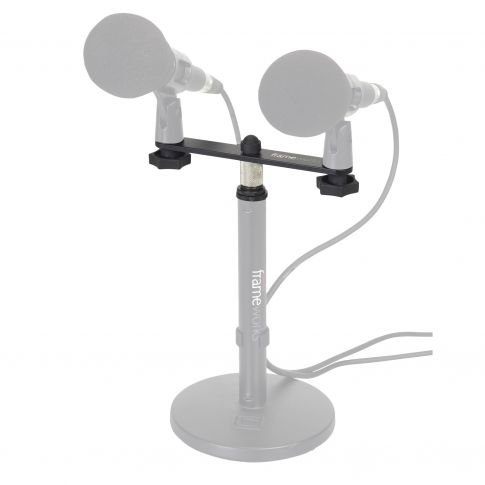 Gator Frameworks GFWMIC1TO2 1-To-2 Microphone Mount Adapter Bar