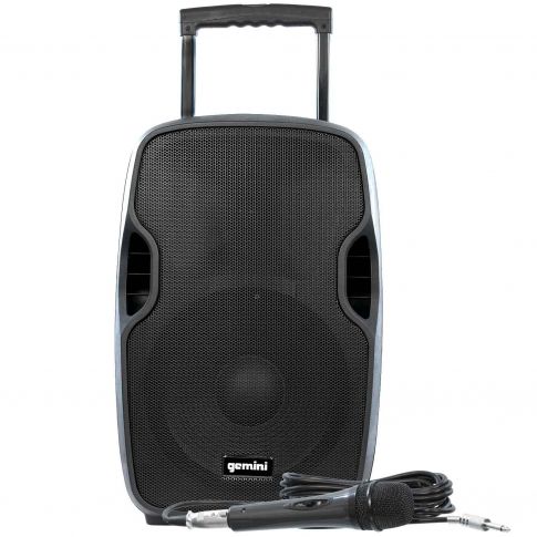 Gemini DJ AS-12TOGO 12" Active Battery Powered Loudspeaker with Bluetooth