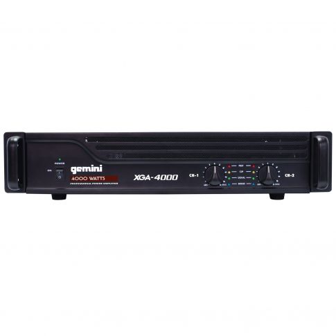 Gemini XGA-4000 4000 Watt RMS Professional Power Amplifier