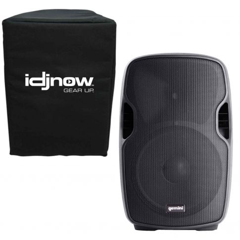 Gemini AS-1200P Active Speaker with 12" Woofer & Free IDJNow Speaker Cover