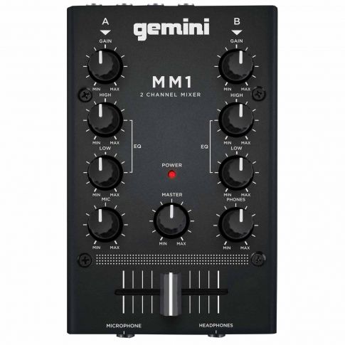Gemini MM1 2-Channel Compact Mixer