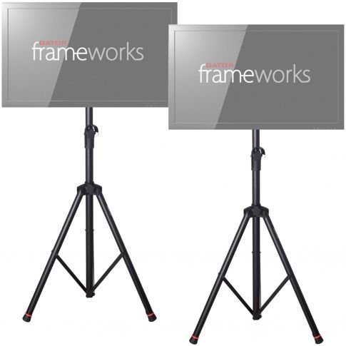 (2) Gator Cases GFW-AV-LCD-1 Standard Tripod LCD/LED Stands