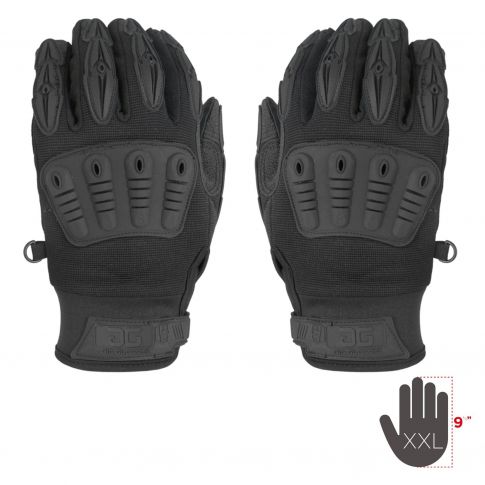 Gig Gear GG1011XXL Double Extra Large Gig Gloves Onyx in All Black Pair