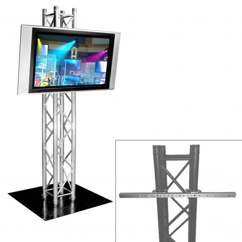 Global Truss 7.05FT (2.15m) Square Segment with Steel Base Plate & Truss Mount Package