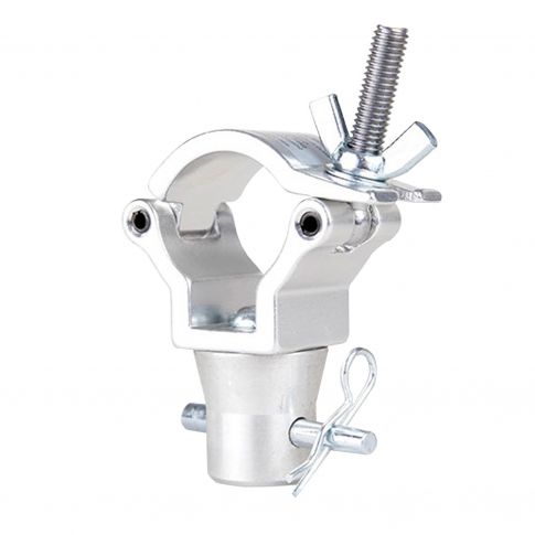 Global Truss Jr Coupler Clamp Medium Duty Wrap Around Clamp with Half Coupler for 35mm Tubing