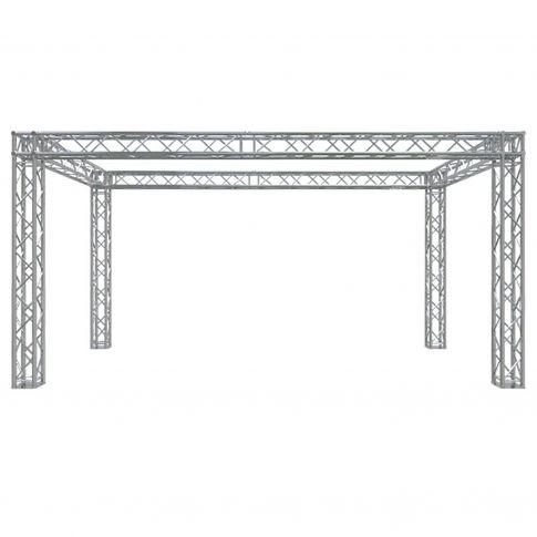 Global Truss 10'x20'x10' Trade Show Booth / Exhibit System - Modular F34 Box Truss with Universal Junction Block Corners