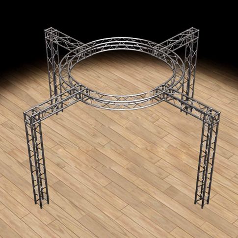 Global Truss TB-20X20 Circular Trade Show Booth F34-006