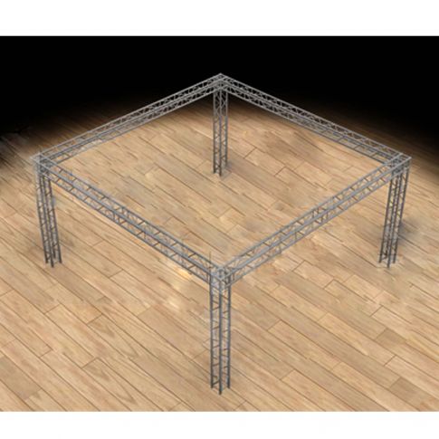 Global Truss TB-20X20 Trade Show Booth with UJB Corners F34-001
