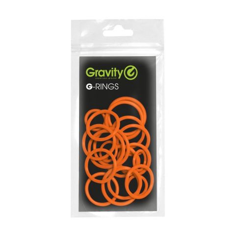 Gravity GRP5555ORG1 Universal Gravity Ring Pack in Electric Orange