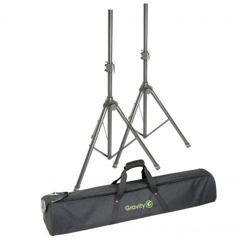 Gravity Stands SS 5211 B SET 1 Speaker Stands with Carrying Bag (Pair)