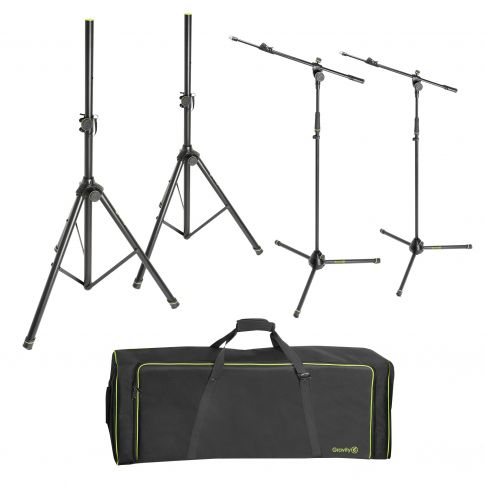Gravity Stands SSMS SET 1 Set of 2 Speaker and 2 Microphone Stands