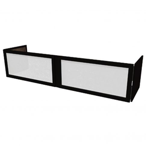 Grundorf GS-LSW1670T 16" x 70" G-Screen White Lycra LED Table Top DJ Facade