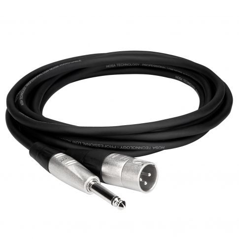 Hosa Technology HPX-005 5' REAN 1/4" TS to XLR3 Male Pro Unbalanced Interconnect Cable