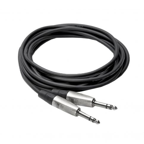 Hosa HSS-003 5FT REAN 1/4" TRS to 1/4" TRS Pro Balanced Interconnect Cable