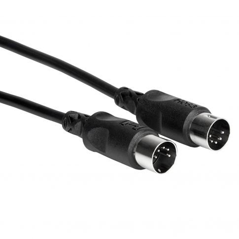 Hosa MID-303BK 3 FT MIDI 5-pin Interconnect Cable (Black)