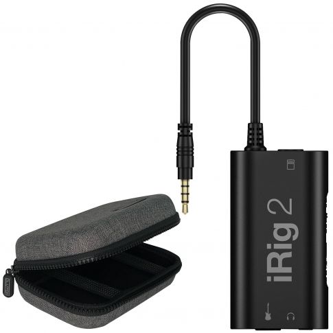 IK Multimedia iRig 2 Analog Guitar Interface with Small Case
