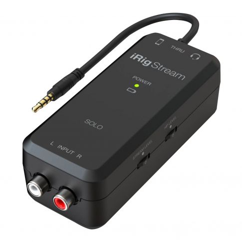 iRig Stream Solo Affordable Streaming Audio Interface