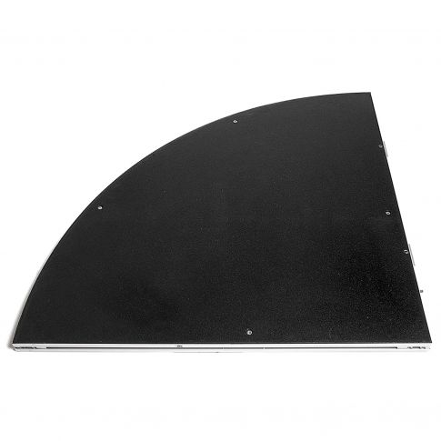 Intellistage ISQRPT4  4FT Tuffcoat Quarter Round Platform