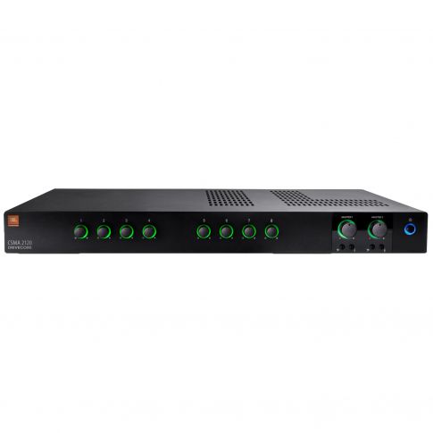 JBL Commercial Series CSMA 2120 240 Watt 8-Channel Powered Mixer/Amplifier