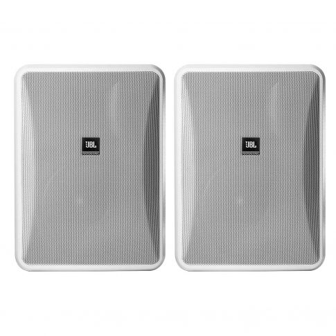 JBL Professional Control 28-1 High Output 8" Indoor/Outdoor Background/Foreground Speaker in white (pair)