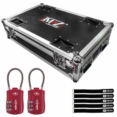 JMAZ Lighting 10 Unit MADpar Charging Road Case with TSA Lock