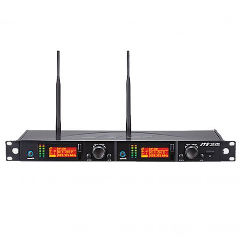 JTS UF-20R UHF Dual Channel Wideband True Diversity Wireless Receiver