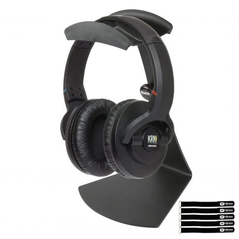KRK KNS 6402 Premium Closed Back Studio Headphones with Stand