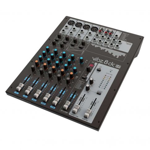 LD Systems VIBZ 8 DC 8 Channel Mixing Console with DFX and Compressor