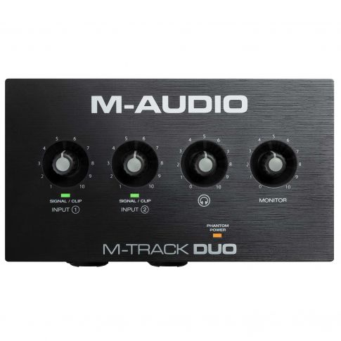 M-Audio M-TRACK DUO 2-Channel USB Audio Interface with 2 Combo Inputs