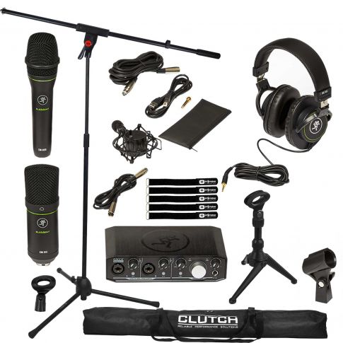 Mackie Producer Bundle Recording Bundle with Microphone Boom Stand