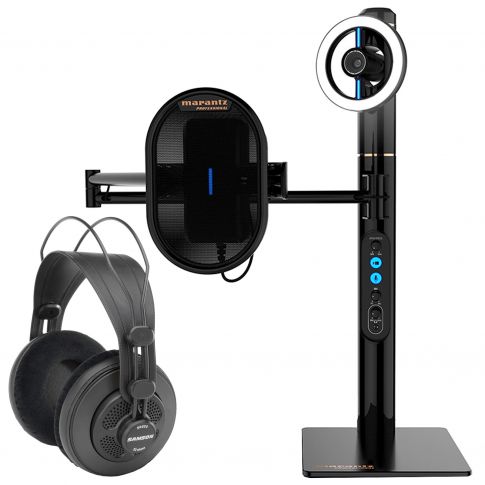 Marantz Professional Turret All-In-One Streaming System with Studio Headphones Package