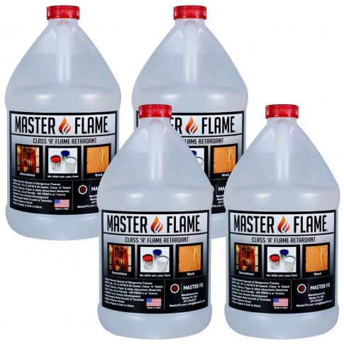 Master FX FR-MF-1 Master Flame Fire Retardant Fluid Four Gallon Containers Package