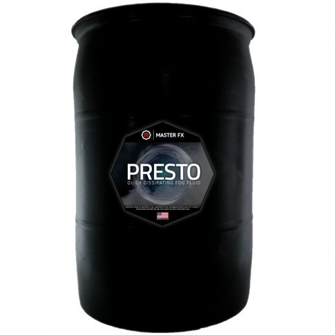 Master FX FF-PR-55 Presto Quick Dissipating Fog Fluid (55 Gallons)