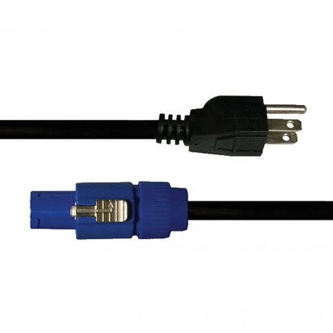 ADJ AV6 50FT Powercon to Edison main power cable [MPC50]