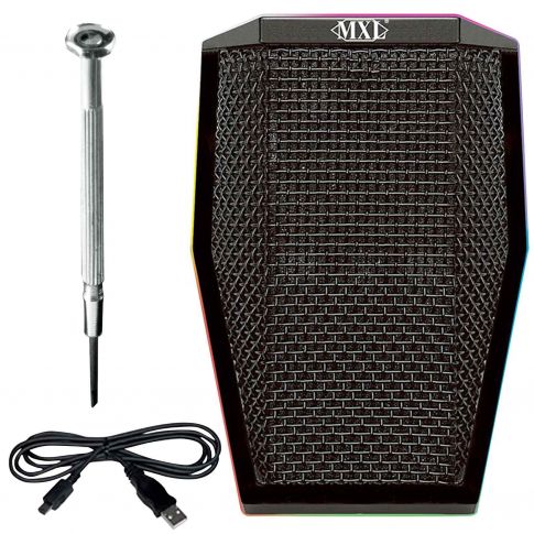 MXL AC-404-LED USB Boundary Microphone in Black