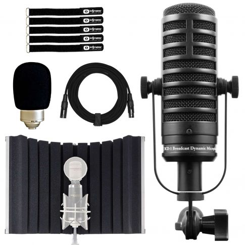 MXL BCD-1 Live Broadcast Dynamic Microphone with Isolation Shield