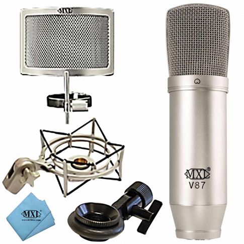 MXL V87 Low Noise Transformerless Low 6Proximity Large Diaphragm Condenser Microphone