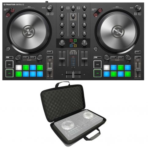 Native Instruments Traktor Kontrol S2 Mk3 DJ System with Case Package