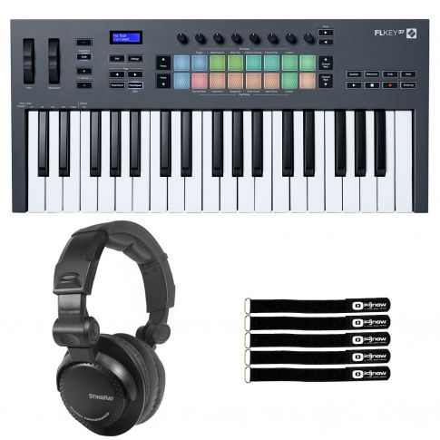 Novation FLkey 37 Full-Size MIDI Keyboard Controller with Headphones