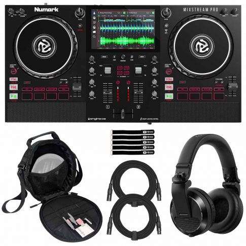 Numark Mixstream Pro Standalone DJ Console with Pioneer DJ Headphones