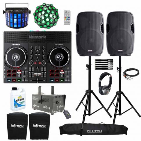 Numark Party Mix Live Controller with 15" Speakers & Lighting Effects