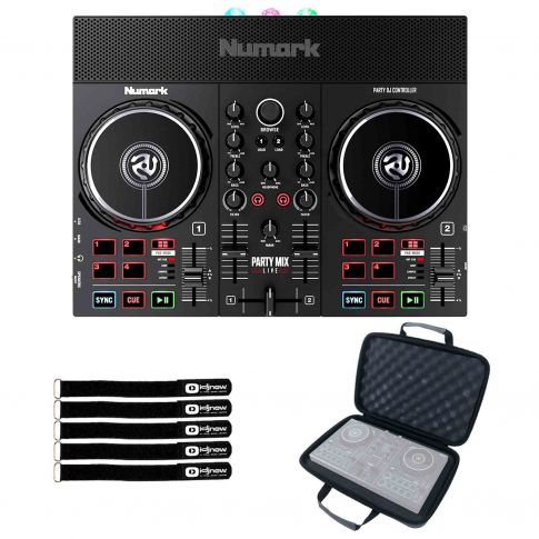 Numark Party Mix Live Light Show and Speakers Controller with Case