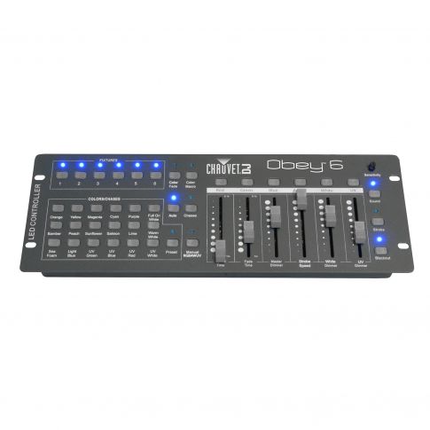 Chauvet Obey 6 Compact Universal 6-Channel DMX-512 Lighting Controller
