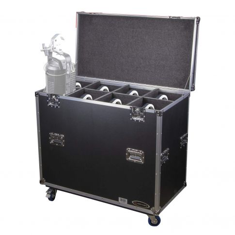 Odyssey FZLEKO8W Flight Zone Series Leko Lite Lighting Fixture Case with Wheels (Holds up to 8 Fixtures)