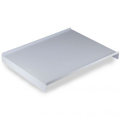 Odyssey LTBXS2CPTRAYWHT Luxe White Series Laptop / Gear Shelf for Dual Tier X-Stands