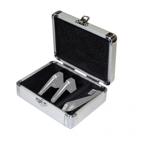 Odyssey KCC2PR2SL Krom Pro2 Case In Silver For Two Turntable Needle Cartridges