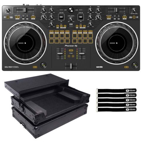 Pioneer DJ DDJ-REV1 Scratch Style 2-Channel Controller with Black Case