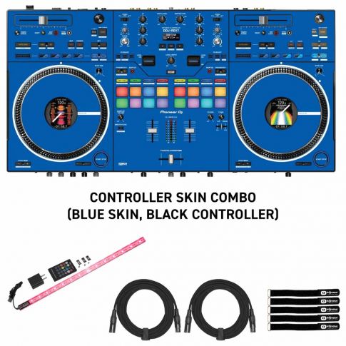 Pioneer DJ DDJ-REV7 2-Channel Controller with Blue Adhesive Kit
